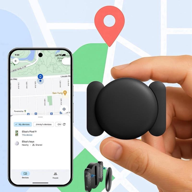 GPS Tracker for Car Portable Mini Device with Weatherproof Magnetic Case Hidden anti Lost Global Coverage Works with Apple Find My for Iphone & Android