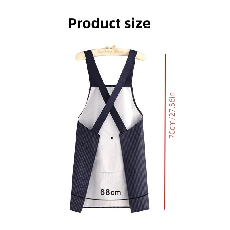 Apron with Pockets for Women and Men Cross Back Design with Towel Machine Washable Kitchen Apron for Cooking Grilling Painting Cleaning Gardening
