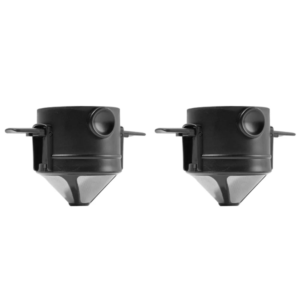 Foldable Portable Coffee Filter Coffee Maker Stainless Steel Drip Coffee Tea Holder Reusable Paperless Pour over Coffee Dripper