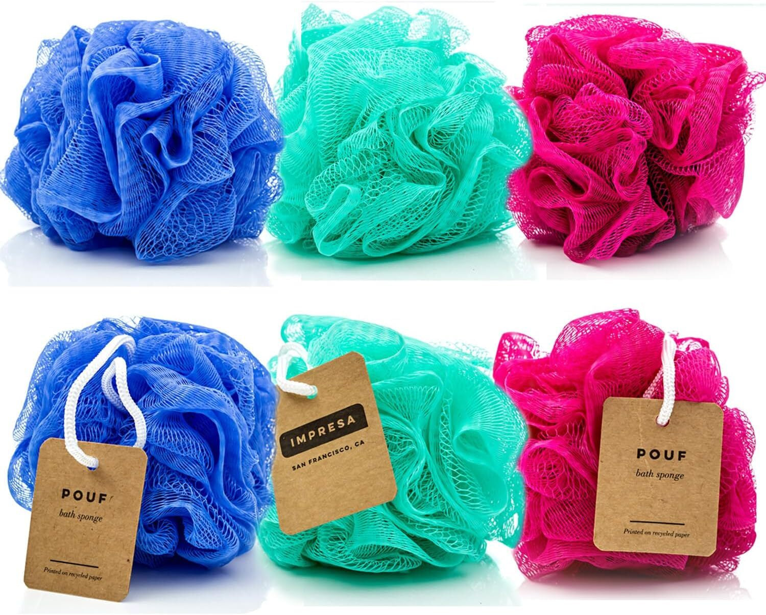 6-Pack Eco-Friendly Loofah/Loofa/M