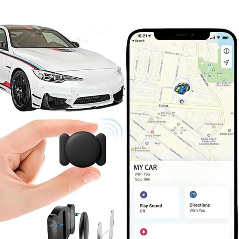 GPS Tracker for Car Portable Mini Device with Weatherproof Magnetic Case Hidden anti Lost Global Coverage Works with Apple Find My for Iphone & Android