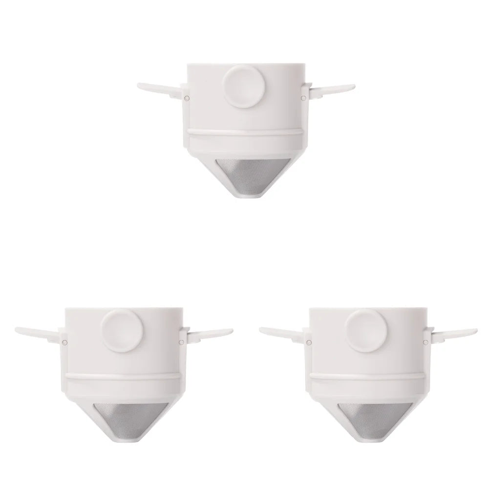 Foldable Portable Coffee Filter Coffee Maker Stainless Steel Drip Coffee Tea Holder Reusable Paperless Pour over Coffee Dripper