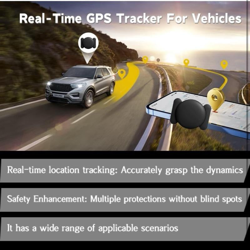 GPS Tracker for Car Portable Mini Device with Weatherproof Magnetic Case Hidden anti Lost Global Coverage Works with Apple Find My for Iphone & Android