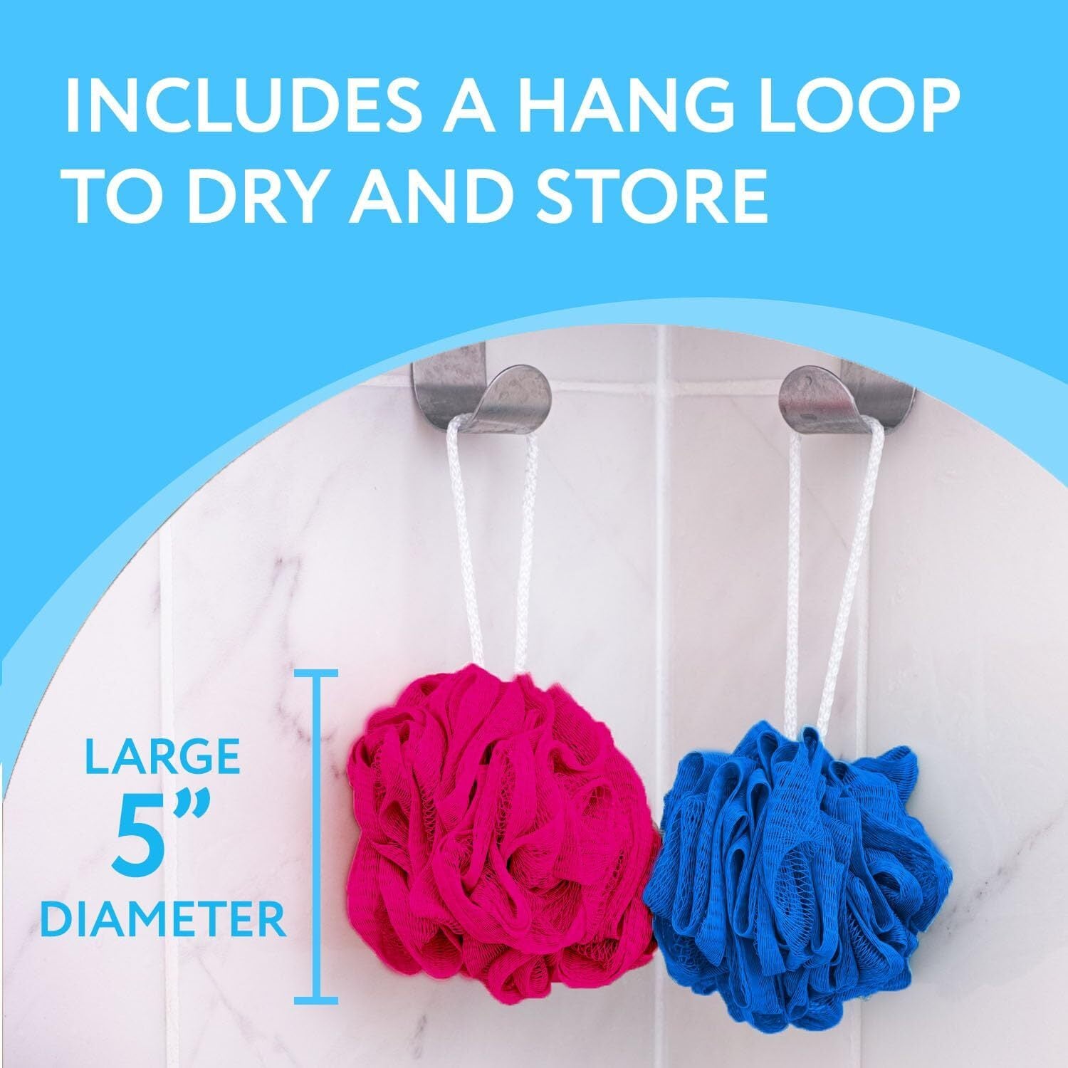 6-Pack Eco-Friendly Loofah/Loofa/M