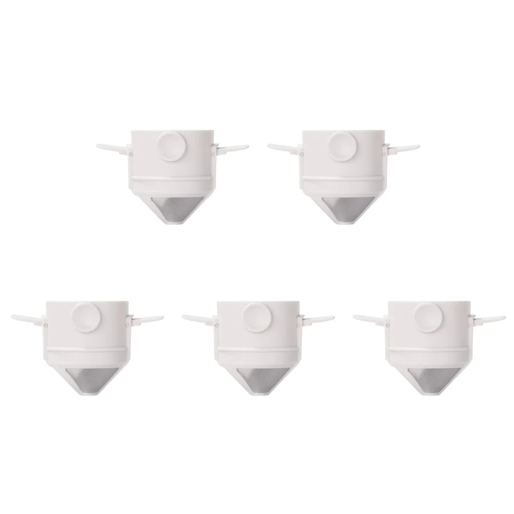 Foldable Portable Coffee Filter Coffee Maker Stainless Steel Drip Coffee Tea Holder Reusable Paperless Pour over Coffee Dripper