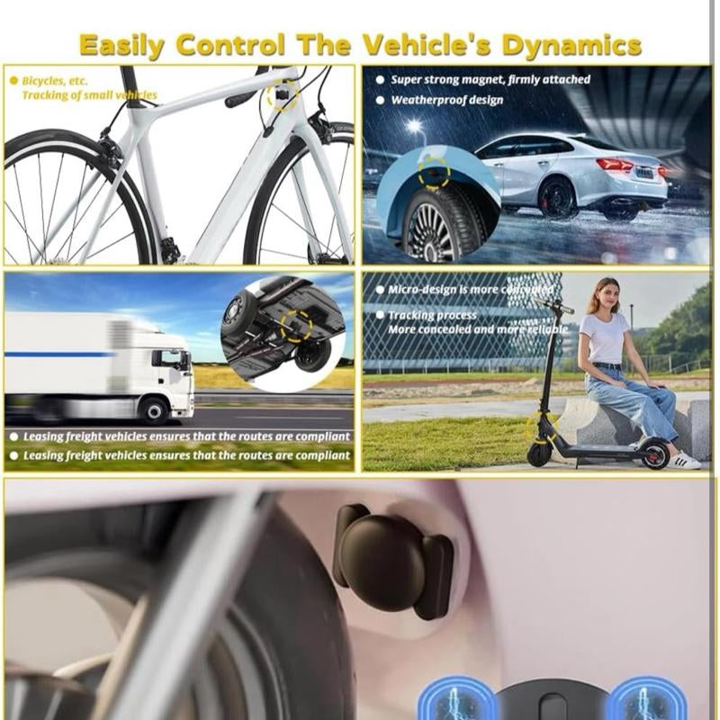 GPS Tracker for Car Portable Mini Device with Weatherproof Magnetic Case Hidden anti Lost Global Coverage Works with Apple Find My for Iphone & Android